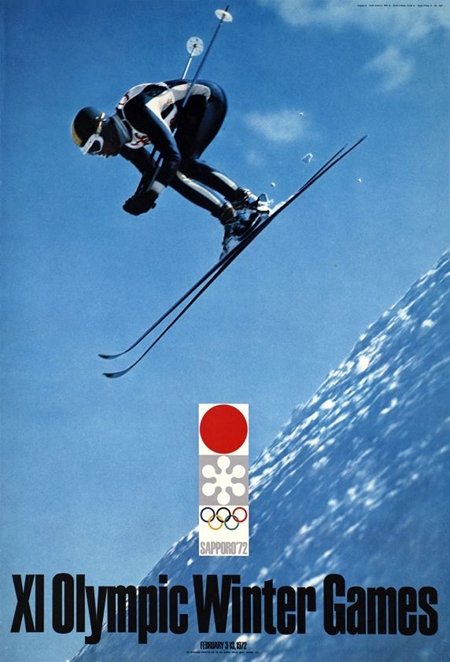 Sapporo Winter Games Olympics poster